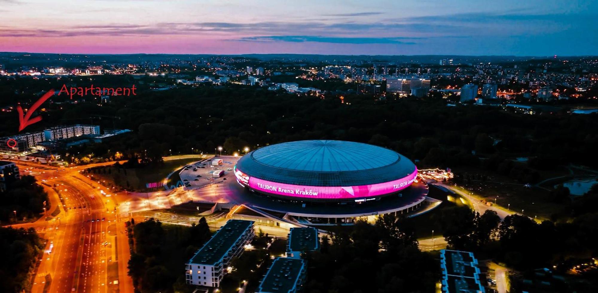Lema Tauron Arena Two Bedroom Apartment Krakow Bagian luar foto